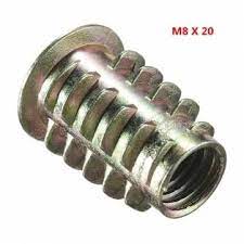 M4 M5 M6 M8 M10 Threaded Type D Wood Insert Nuts Alloy Wood Insert Thread Types Outdoor Diy Projects
