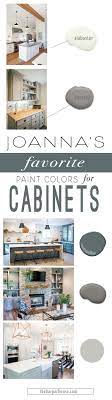 Light blue/green & white this combo can lean modern or traditional so it's a great way to add color to your kitchen in a way that's more subtle and classic, says bufton. Fixer Upper Style Favorite Paint Colors For Cabinets Painted Kitchen Cabinets Colors Best Cabinet Paint Cabinet Paint Colors