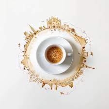 Bernardelli's work is always spontaneous. Coffee Art By Giulia Bernardelli Arts Artists Artwork Facebook