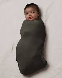 Bamboo Swaddle Blanket | Thyme | Kindred Bravely