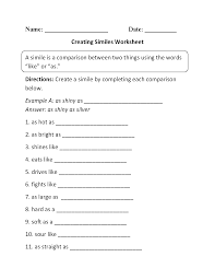 Color the box with the correct figure of speech* 2 similes and metaphors. Similes Worksheets Simile Worksheet Similes And Metaphors Figurative Language Worksheet