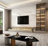 Tv Background Wall Modern Minimalist Living Room Decoration ...