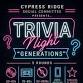 Cypress Ridge Trivia Night 6/25