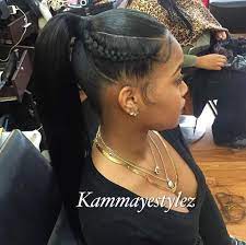 Resultats De Recherche D Images Pour Sleek Ponytail Hairstyles For Black Women Natural Hair Styles Ponytail Hairstyles Hair Styles