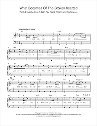 Jimmy Ruffin What Becomes Of The Brokenhearted Sheet Music Notes Chords Download Printable Guitar Chords Lyrics Sku 118219