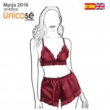 Pin En Molde Pijamas Ropa Interior