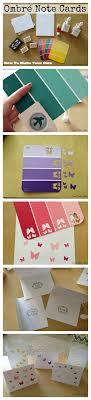 Personalized note cards from vistaprint make great thank you cards and announcements for your business or personal stationery. How To Make Ombre Note Cards Cards Handmade Card Craft Paper Crafts