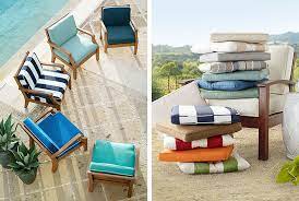 For the best drainage, aim for a simple shape and forget the individual contours of the chaise. Diy How To Make Outdoor Cushions Pottery Barn