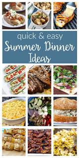 Easy Summer Dinner Ideas Merry Monday 156 Two Purple Couches Easy Summer Dinners Easy Summer Meals Summer Recipes