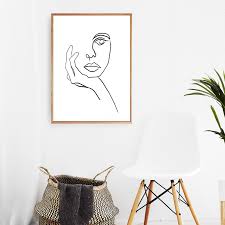 O Pensador Impressao Picasso Linha Desenho Moderno Cartaz Minimalista Rosto Arte Esboco Preto Branco Casa Arte Da Parede Decoracao Da Lona Pintura E Caligrafia Aliexpress