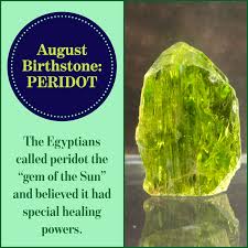 Birthstone Meanings And Powers August Birthstone Color And Meaning August Birth Stone Birthstones Healing Powers