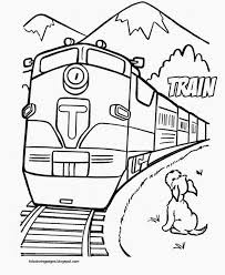 Train And Dog Coloring Pages Train Coloring Pages Dog Coloring Page Coloring Pages