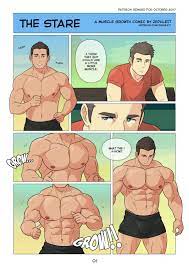 Zephleit] Muscle Growth Comic [Eng] 