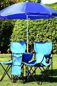 Portable Folding Picnic Double Chair W Umbrella Table Cooler Beach Camping Chair Wish Camping Chairs Beach Camping Camping Chair