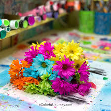 Owner designer dana rice has 18+ years of design experience. Botanical Gel Printing With Crazy Daisies Carolyn Dube