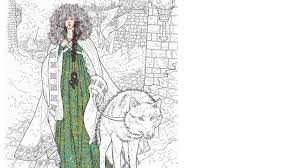 House lannister of casterly rock is one of the great houses of westeros. Game Of Thrones Coloring Book Finished Pages Sansa Stark 1 Photochop Speedpaint Youtube