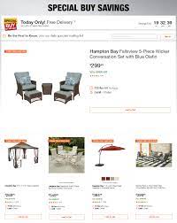 Home Depot Coupons Up To 50 Off Select Patio Furniture Home Depot Coupons Home Depot Patio