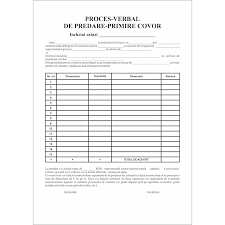Proces verbal predare primire echipamente … перевести эту страницу. Set De 5 Carnete Proces Verbal De Predare Primire Covor Emag Ro