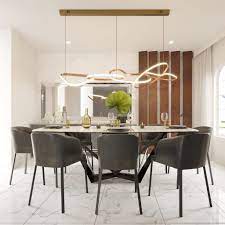 This pendant light is only 360mm. The Perfect Height For Your Dining Room Chandelier
