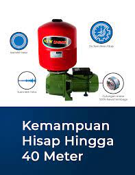 18 l/min pipa hisap 1 1/4 inch pipa tekan : Pc 375 Bit Shimizu