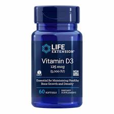 Vitamin d2 is manufactured using uv irradiation of ergosterol in yeast, and vitamin d3 is produced with irradiation. Life Extension Vitamin D3 5 000 Iu 60 Softgels Evitamins Com