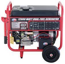 A portable 12000 watt generator perfectly suits domestic and commercial applications; 12 000 Watt Fuel Propane And Gasoline Powered Electric Start Portable Generator Modern Outdoor Power Equipment By All Power Houzz