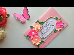 Popular of how to make a digital birthday card digital. Beautiful Handmade Birthday Card Idea Diy Greeting Pop Up Cards For Birthday Youtube