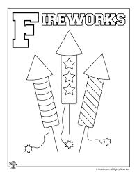 ✓ free for commercial use ✓ high quality images. F Is For Fireworks Coloring Page Woo Jr Kids Activities