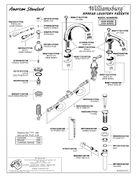 Faucet replacement valve cartridge 994053. American Standard Williamsburg 2808 Series User S Manual Manualzz
