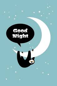 Good Night Sloth Sloth Good Night Night
