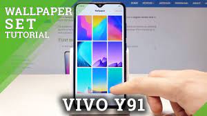 How To Update Screen In Vivo Y91 Change Wallpaper Youtube