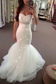 Sweetheart Mermaid Wedding Dresses Bridal Gown Waist With Beaded Wedding Dresses Mermaid Sweetheart Wedding Dress Belt Mermaid Wedding Dress