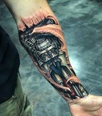 Biomechanical Forearm Tattoo Biomechanical Tattoo Robot Tattoo Biomechanical Tattoo Design