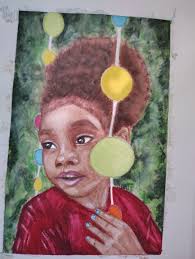 What do you think of this landscape painting with an unfinished corner?