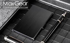 Get it as soon as wed, aug 4. Amazon Com Maxgear Metal Business Card Holder For Men Women Pocket Business Card Case Slim Business Card Wallet Business Card Holders Name Card Holder 3 7 X 2 3 X 0 3 Inches Stainless