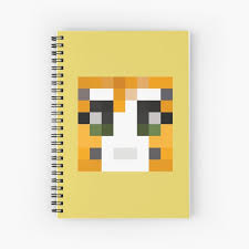 This quote skin is compatible with multiple versions of the game including minecraft ps4, ps3, psvita, xbox one, pc versions. Minecraft Skin Spiral Notebooks Redbubble