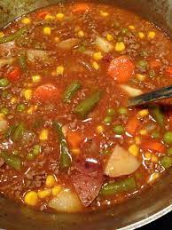 Favorite Hamburger Stew Recipe Stew Recipes Recipes Hamburger Stew