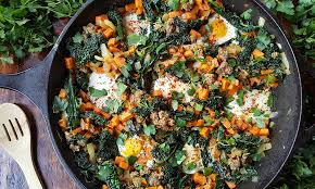 Sweet Potato Hash With Kale Italian Sausage Easy Potato Hash Recipe Chicken Pesto Recipes Pesto Chicken Chicken Recipes