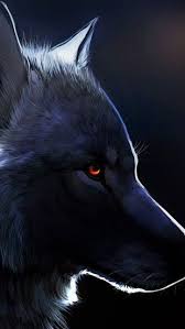 Red Eyed Black Wolf The Iphone Wallpapers Wolf Wallpaper Wolf With Red Eyes Animals