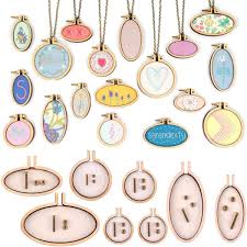 Shop for embroidery hoop at walmart.com. Insany Small Ring Embroidery Hoops Mini Wooden Cross Stitch Hoop Mini Round Oval Wood Hoops For Frame Craft And Hanging 8pcs Set Buy Online In Burundi At Burundi Desertcart Com Productid 96843068