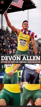Devon Allen, American Athlete, Getting Up Close And Personal With His  Bulge! - QueerClick