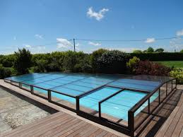 Abri Piscine Bas Sans Rail Au Sol