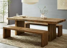 Made from unfinished reclaimed pine certified by the forest stewardship council® (fsc), the emmerson dining table shows the knots and natural imperfections that make each piece subtly one of a kind. 7 Rustic Dining Tables