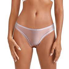 Htwon Women Sheer Panties Thong Ultra-thin Mesh Underwear Lingerie Knicker  See-through - Walmart.com