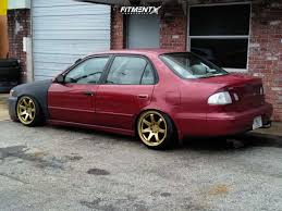 No accident or damage reported to carfax. 1999 Toyota Corolla Le With 16x8 Xxr 551 And Achilles 165x45 On Coilovers 625672 Fitment Industries