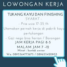 Dibutuhkan segera pegawai/penjaga kiosk pakaian wanita dan anak2 ya. Lowongan Kerja Mebel Forniture Sukodono Sidoarjo Lowongan Dibuka Sampai Akhir Portal Berita Sidoarjo