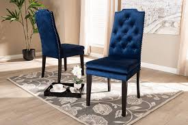 Chairs armless chairs barrel chairs bistro chairs butterfly chairs chair and a half chair and ottoman sets club chairs convertible chairs folding chairs glider chairs lift chairs office chairs recliners rocking chairs settees sleeper chairs. Baxton Studio Dylin Modern Navy Blue Velvet Fabric Button Tufted Wood Dining Chair Bbt5158 Navy Blue Dc