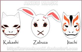 Anbu Mask 2 By Kuronekosuki On Deviantart Anbu Mask Kitsune Mask Kakashi Anbu Mask