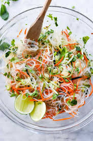 My hubby does not like seafood very much but he loves my recipe of this salad. Fresh And Easy Vietnamese Noodle Salad Foodiecrush Com Vermicelli Recipes Recipes Asian Recipes