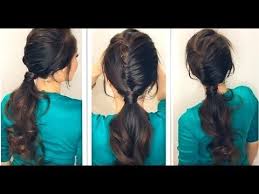 This fish tail braid may appear intimidating at first, but never fear! How To Create A Half French Fishtail Braid Fancy Ponytail Hairstyle Tutorial Medium Long Hair Makeupwearables Hairstyles Hair Tutorial On Thursdays Video Beautylish